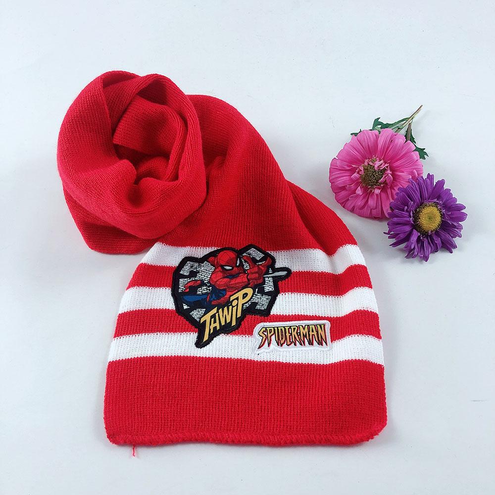2020 Trẻ Em Khăn Choàng Nón Cho Bé Khăn Găng Tay Phù Hợp Với Mùa Thu Đông Trẻ Em Dệt Kim Bộ Đội Khăn Găng Tay Bộ Cotton Dễ Thương Bé Gái Bé Trai cổ