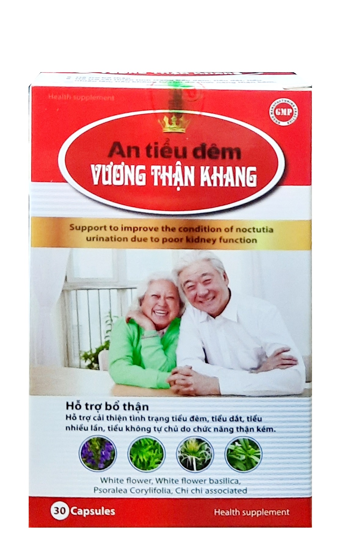 An tiểu đêm Vương Thận Khang giúp cải thiện các hoạt động sinh lí của thận, lọc và bài tiết nước tiểu – Lọ 30 viên