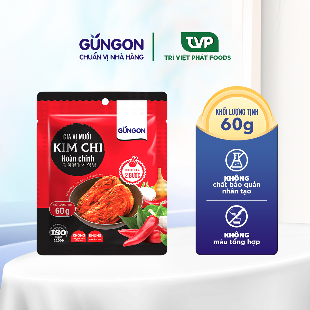 Gia Vị Muối Kim Chi Hoàn Chỉnh Gungon Chuẩn Vị Hàn Quốc Làm Kim Chi 2 Bước