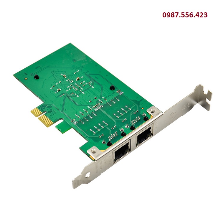 Card PCI Express x1 to 2 cổng lan RJ45 tốc độ 10Gb