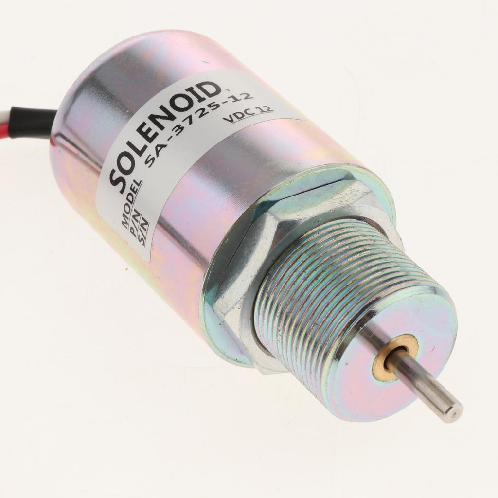 12V Engine Fuel Stop Shut Off Solenoid for Mitsubishi S3L S3L2, SA-3725-12