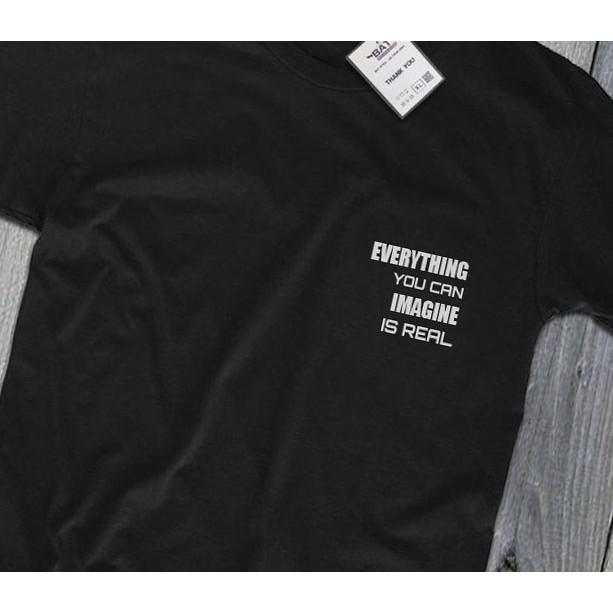 Áo thun cotton nam nữ Slogan 102b Hàng Cao Cấp siêu mát