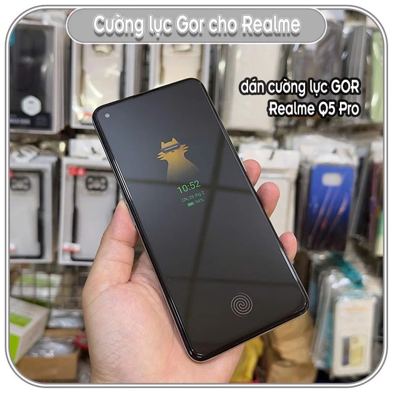 Bộ 2 kính cường lực Gor trong suốt cho Realme Q5 Pro - Hàng nhập khẩu