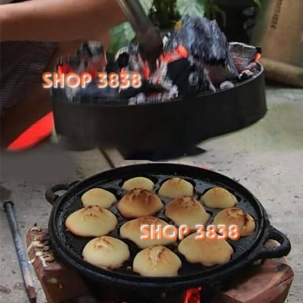 Khuôn Bánh Bông Lan Nướng Chống Dính 12 Bánh
