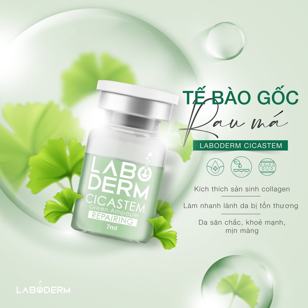 Tế Bào Gốc LABODERM Cicastemm Phục Hồi Da Tổn Thương (7mlx5)