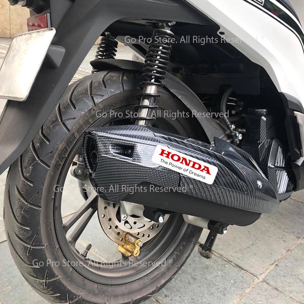 Ốp Chụp Đích Pô Dành Cho SH 2017 - 2019 Nhựa Xi