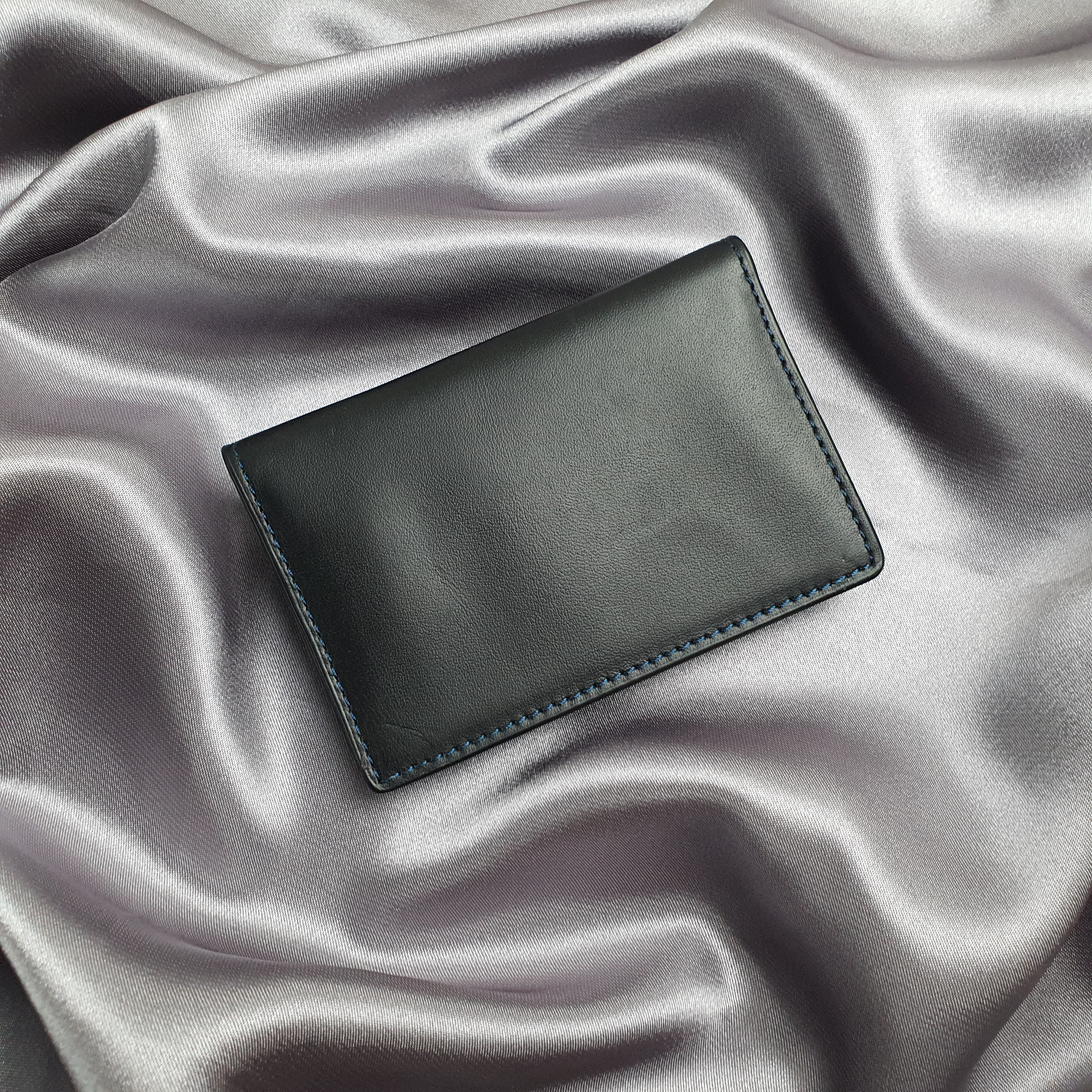 Ví Minimalism Black VD104 - 100% da bò thật, BH 3 năm