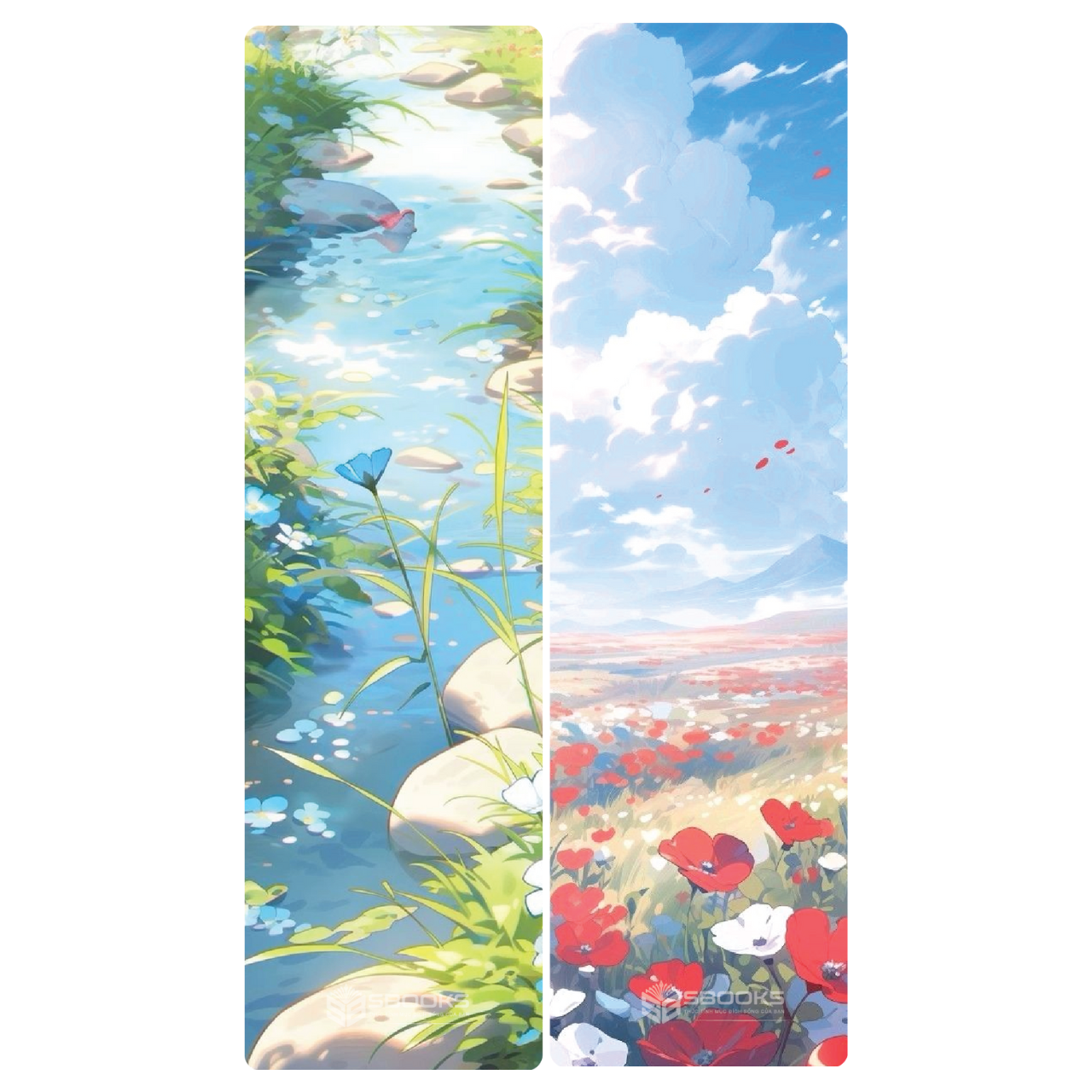 10 Cái Bookmark Kẹp Sách, Dấu Trang Hoạ Tiết Phong Cảnh Thơ Mộng, Đáng Yêu - SBOOKS