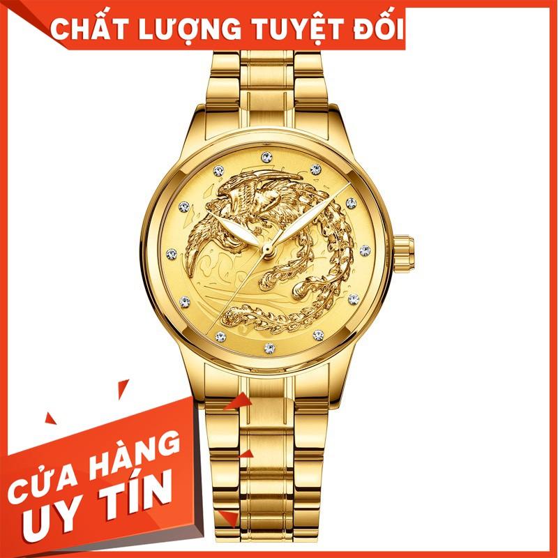 ĐỒNG HỒ NỮ CHÍNH HÃNG FNGEEN DÂY THÉP CAO CẤP MẶT PHỤNG HOÀNG ĐÍNH ĐÁ SANG TRỌNG