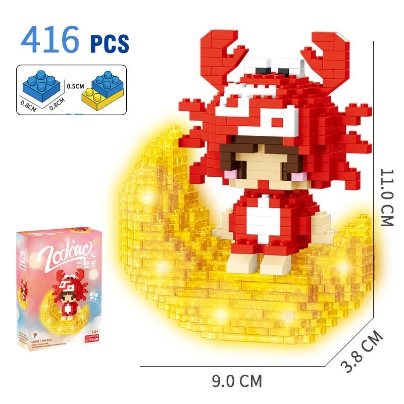 Đồ chơi lắp ráp mini 3D - 12 cung hoàng đạo