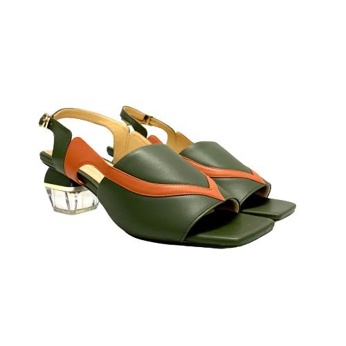 Sandal gót vuông nữ Calila JM JSD20003