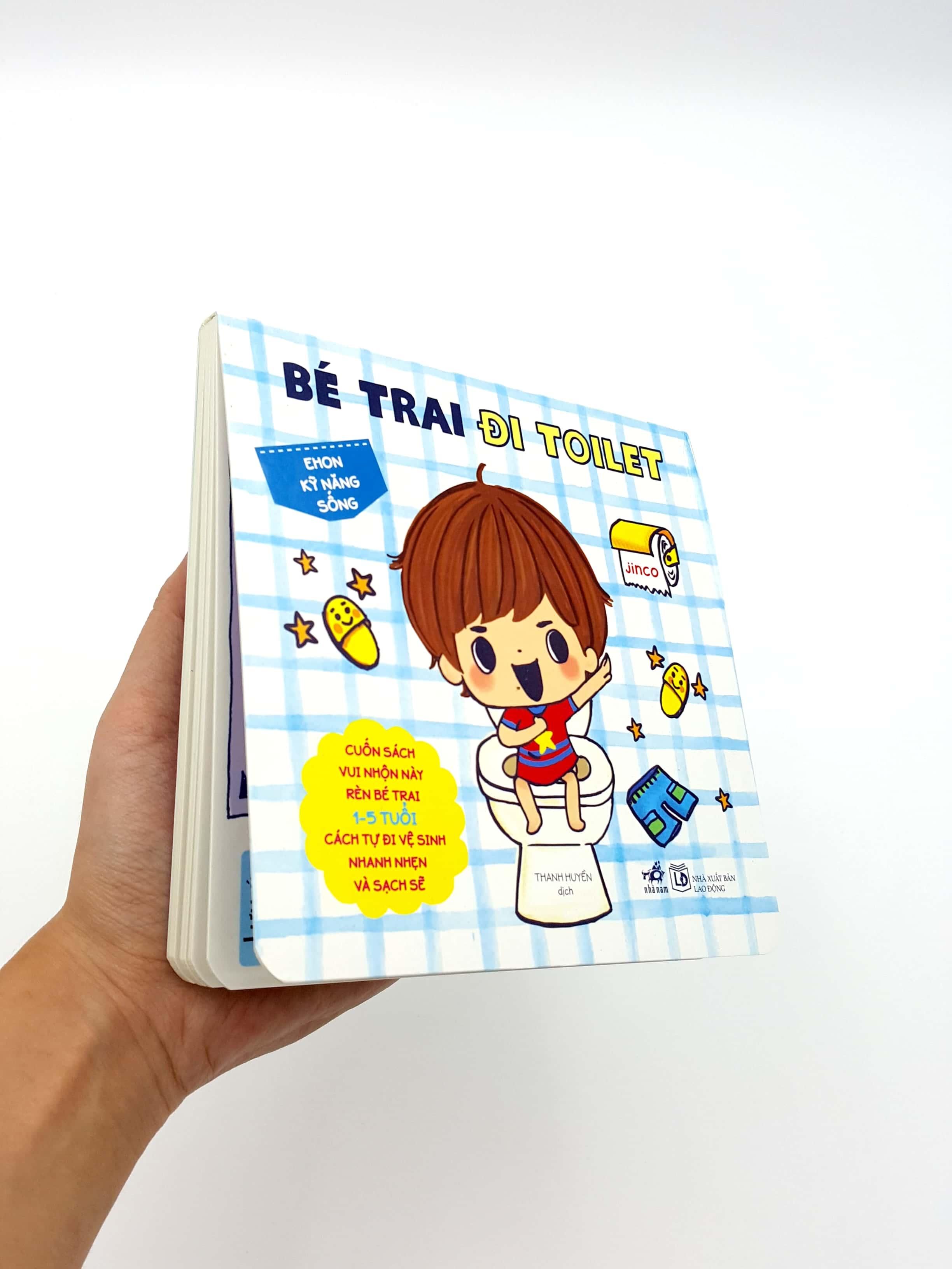 Ehon Kỹ Năng Sống - Bé Trai Đi Toilet - Tái Bản