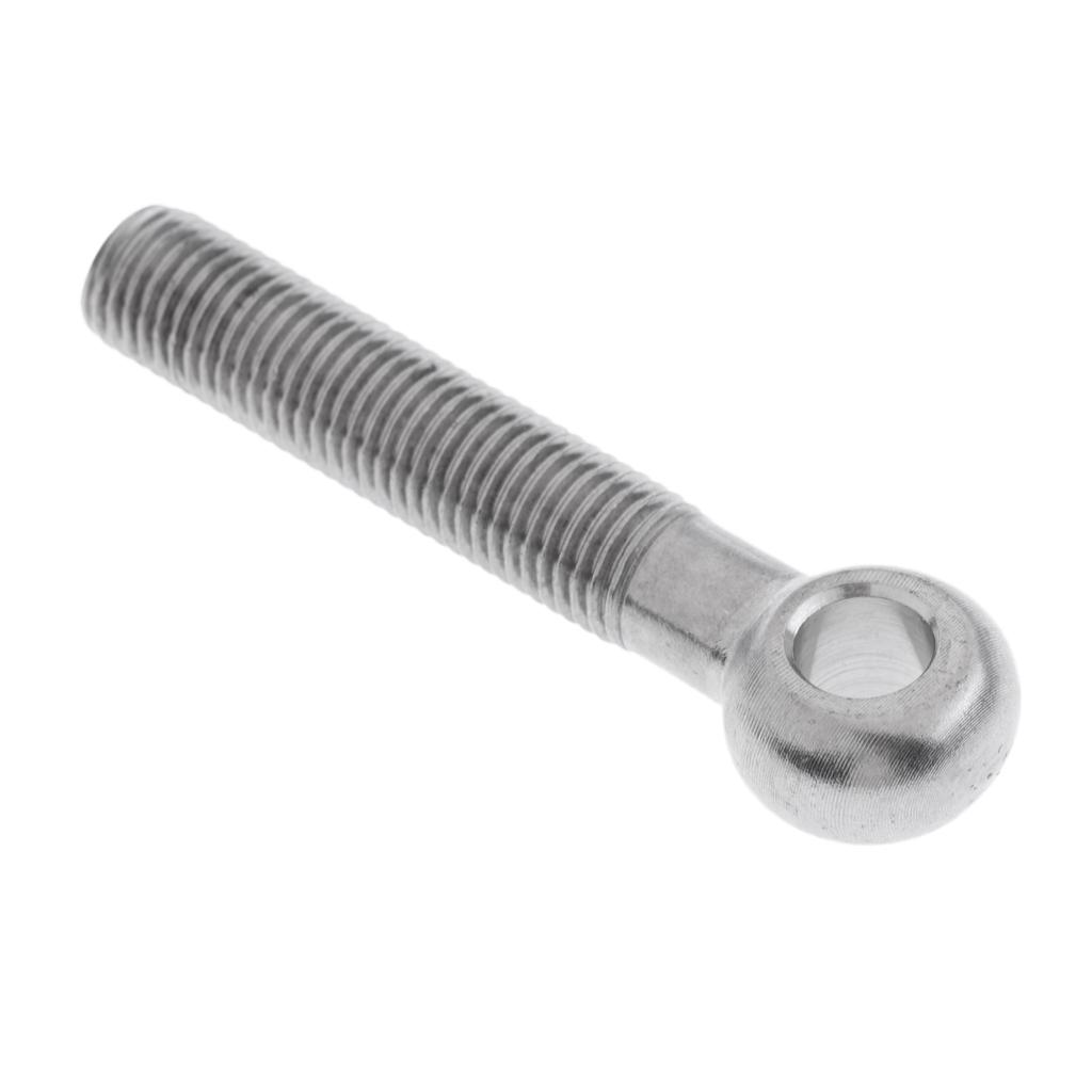 M16 x 60/70/80/90/100/110/120/150mm 304 Stainless Steel Threaded Eye Bolt - Strong & Durable