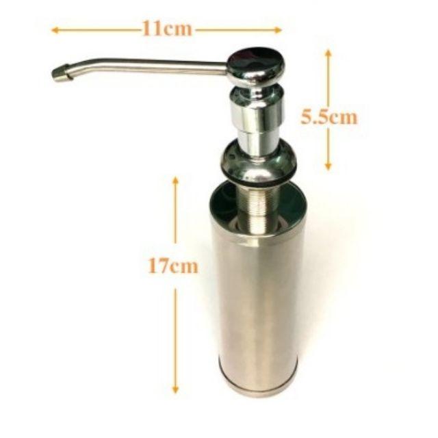 Bình đựng nước rữa chén INOX 304 gắn chậu