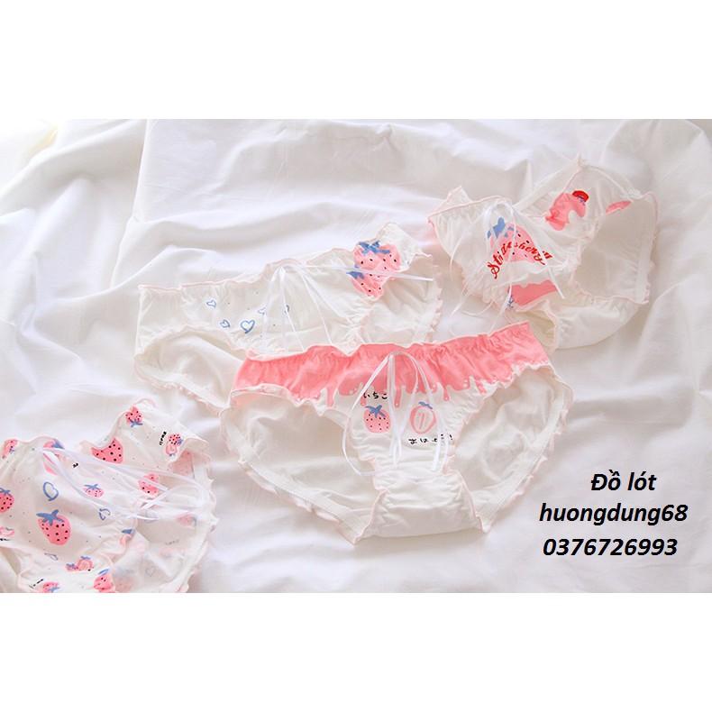 Quần Lót Cotton Tinh Khiết Nữ Sinh Nhật Bản . Hàng Loại Đẹp.