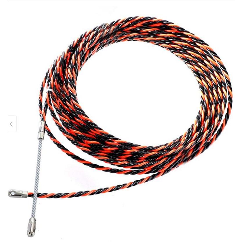 dây mồi luồn ống điện  xả kho _dây xoắn 3 sợi siêu bền,nhựa đỏ đen