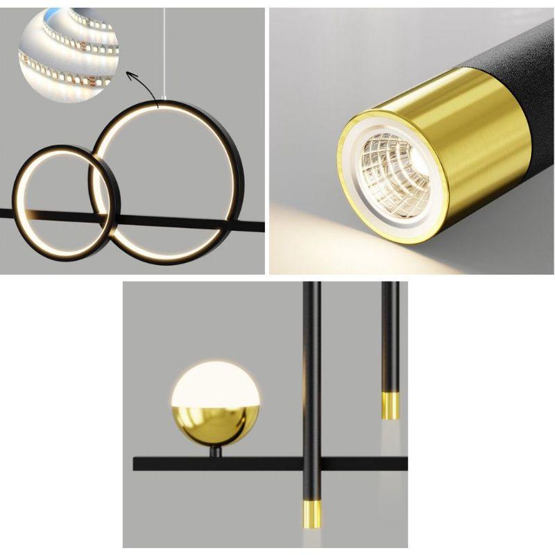 .Đèn thả phong cách Bắc Âu, kiểu dáng hiện đại trang trí nội thất sang trọng, Đèn decor, đèn bàn ăn KN01