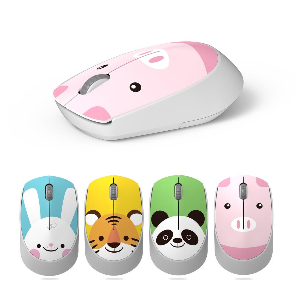 Chuột Không Dây VINETTEAM Hình Thú Dễ Thương Cute Cho Máy Tính Xách Tay Laptop PC Phù Hợp Văn Phòng Dạy- Hàng Chính Hãng - Con Hổ, Con Hổ