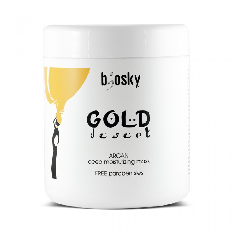 Tinh dầu dưỡng ẩm, phục hồi tóc Argan BIOSKY GOLD DESERT DEEP MOISTURIZING MASK 80 ml