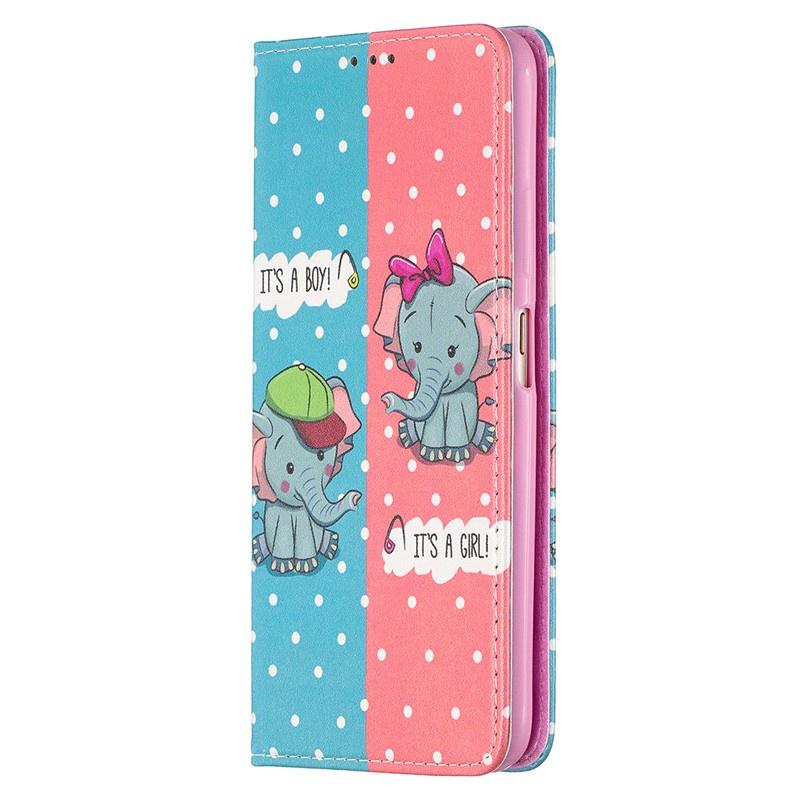 Ốp điện thoại da nắp lật họa tiết hoa cho Xiaomi Mi 10T Pro 5G 10T Lite Redmi 9 9A 9C
