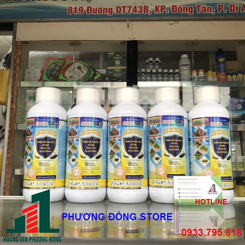 Thuốc diệt muỗi và côn trùng SHIELD 252EC _chai 100ml