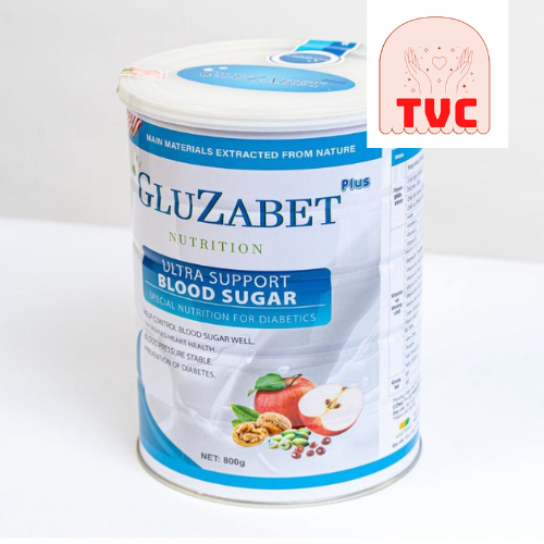 Gluzabet 800G , Sữa Non Dinh Dưỡng Dành Cho Người Tiểu Đường Giúp Điều Hòa Huyết Áp và Ngăn Ngừa Biến Chứng tiểu Đường