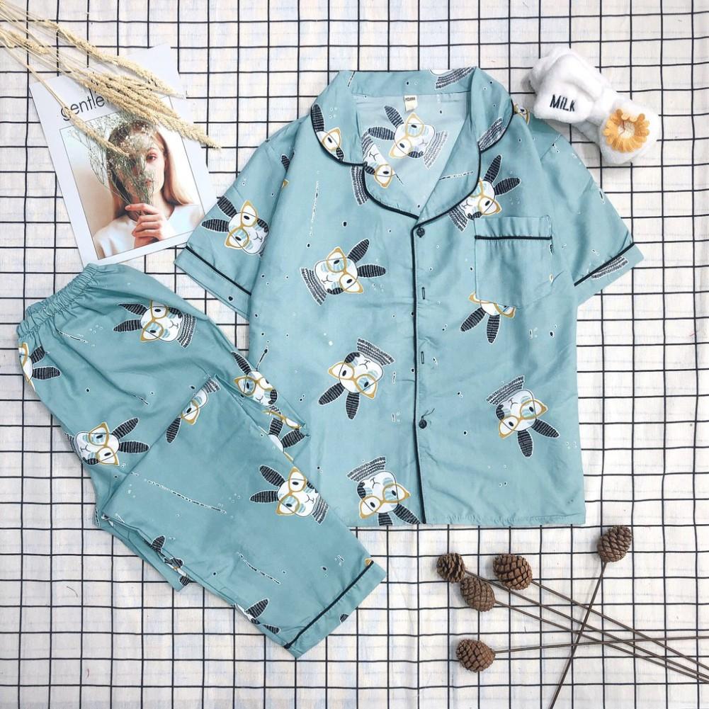 Bộ ngủ pijama tay ngắn quần dài siêu xinh