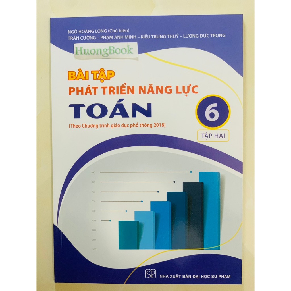 Sách - Bài tập phát triển năng lực Toán lớp 6 (tập 2) - NXB Đại học Sư phạm (SP)