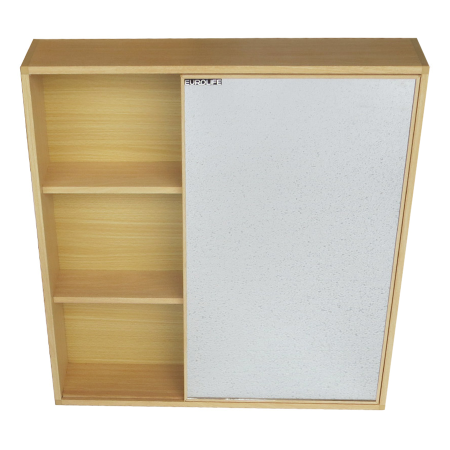 Bộ Tủ Lavabo Hợp Kim Nhôm Chịu Nước Eurolife BLV-AL05 (Nâu Nhạt)