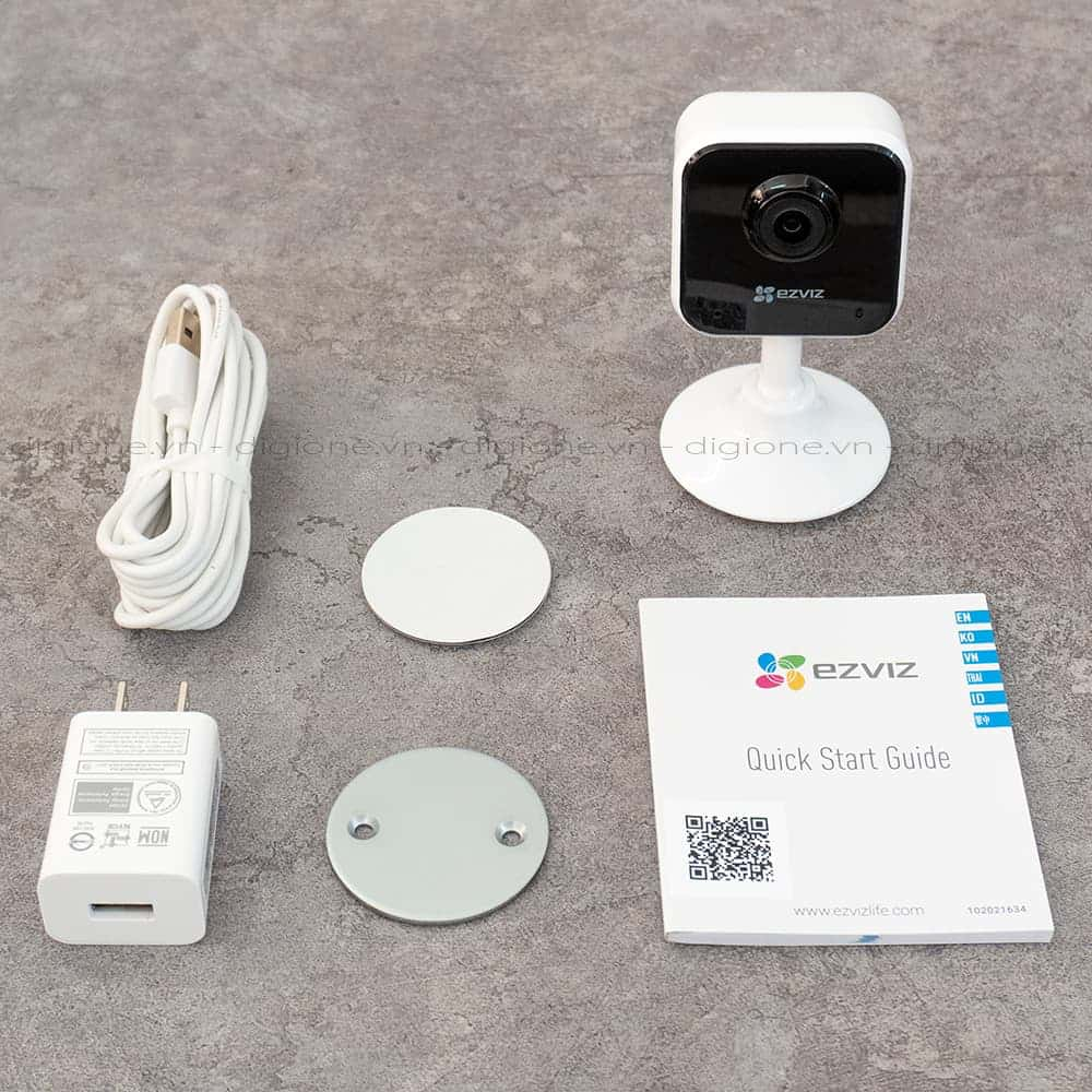 Camera IP Wifi Ezviz C1HC Full HD 1080P Góc Nhìn Siêu Rộng Đàm Thoại 2 Chiều Kèm Thẻ 32G - Hàng Chính Hãng