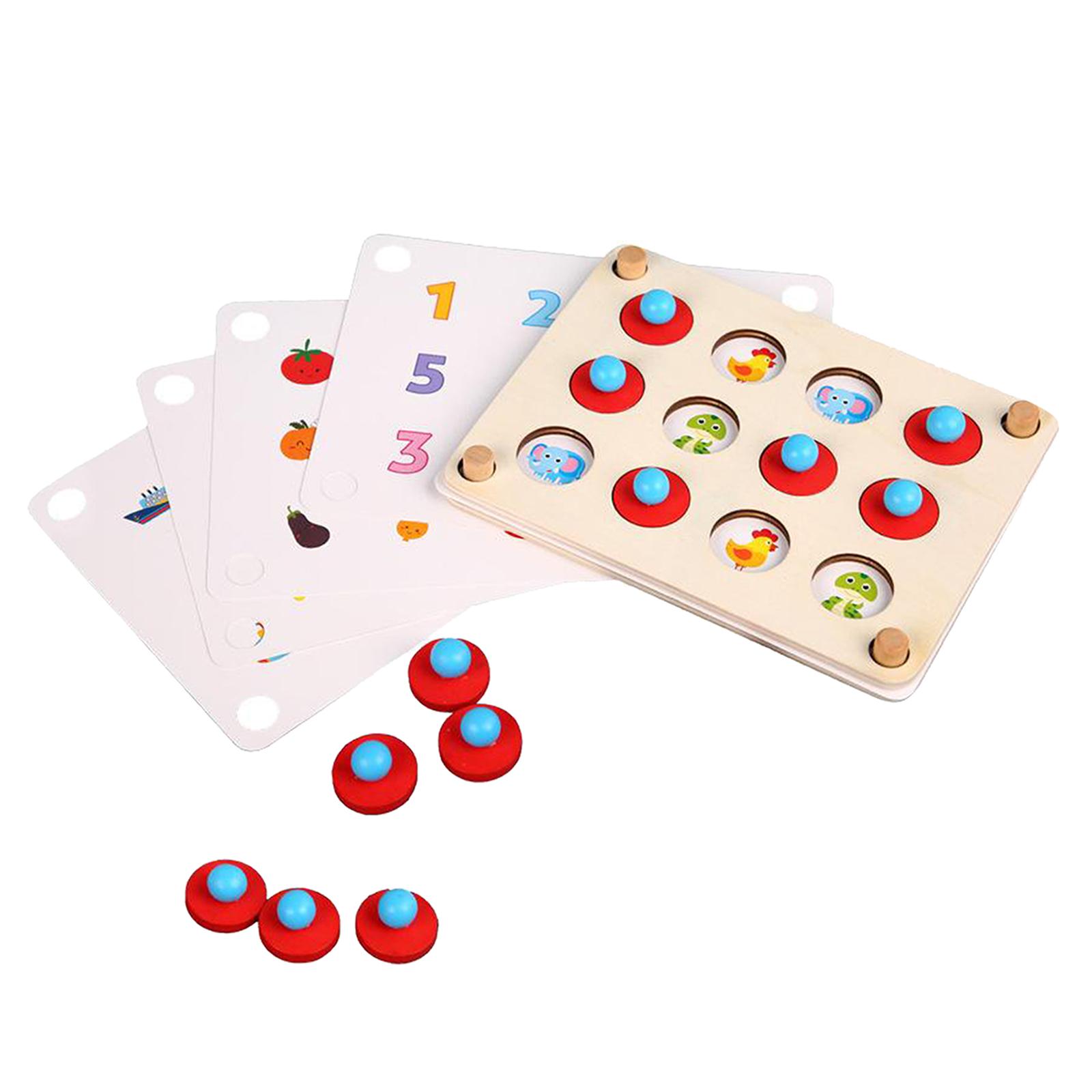 Kids Wooden   Chess Game Puzzle Toy Training  Game