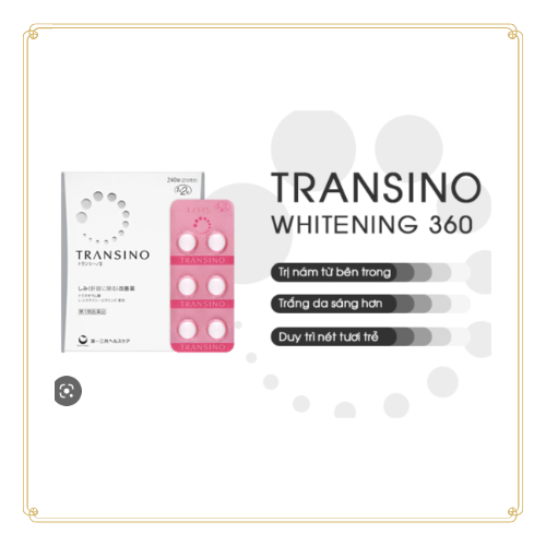 Viên uống Trị Nám Transino Whitening Nhật Bản 240 viên