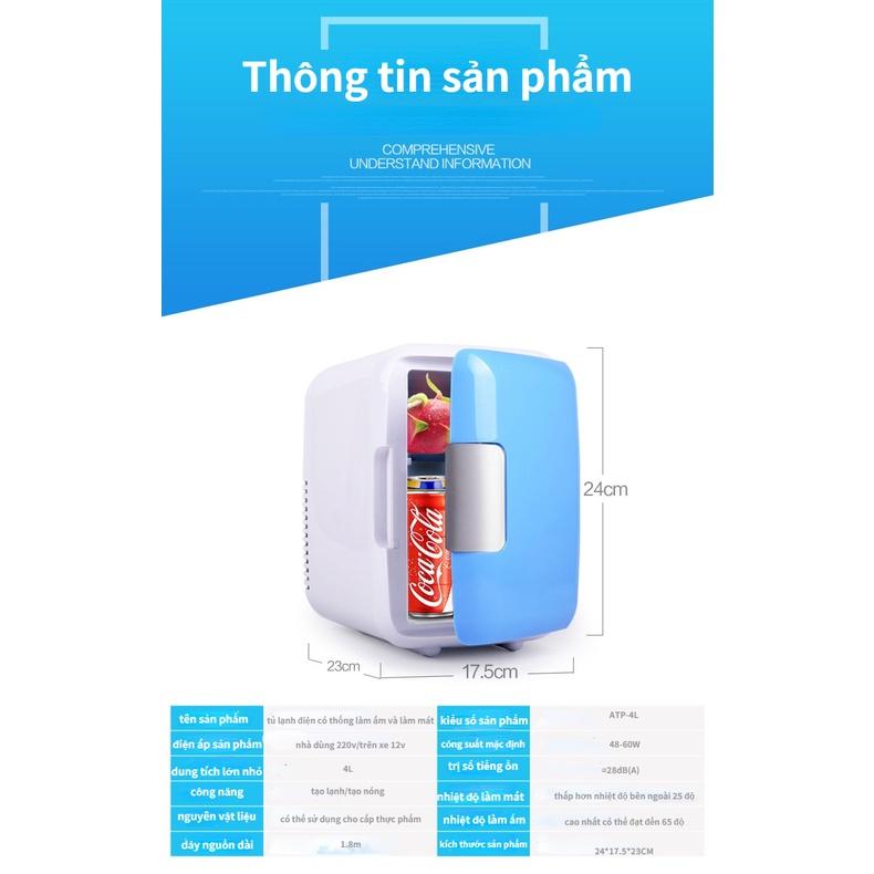 Tủ lạnh MINI đa năng 4L/ 8L dùng trên ô tô HĐ