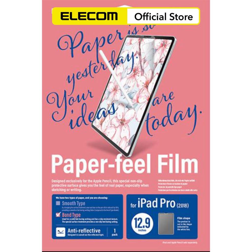 Miếng dán màn hình cho Ipad ELECOM Paper- Feel - BỀ MẶT NHÁM 7.9 - 9.7- 10.5 -10.9 - 11 - 12.9 inches - Hàng chính hãng