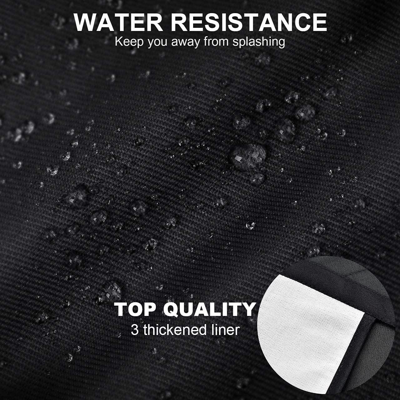 Tạp Dề Nữ 2 Chiếc, Tạp Dề Nữ 2 Túi Màu Đen, Tạp Dề Bếp Chống Thấm, Tạp Dề Đầu Bếp Nấu Ăn, Làm Vườn, Tạp Dề Cao Cấp Làm Quà Tặng Mẹ, Vợ, Bạn Gái