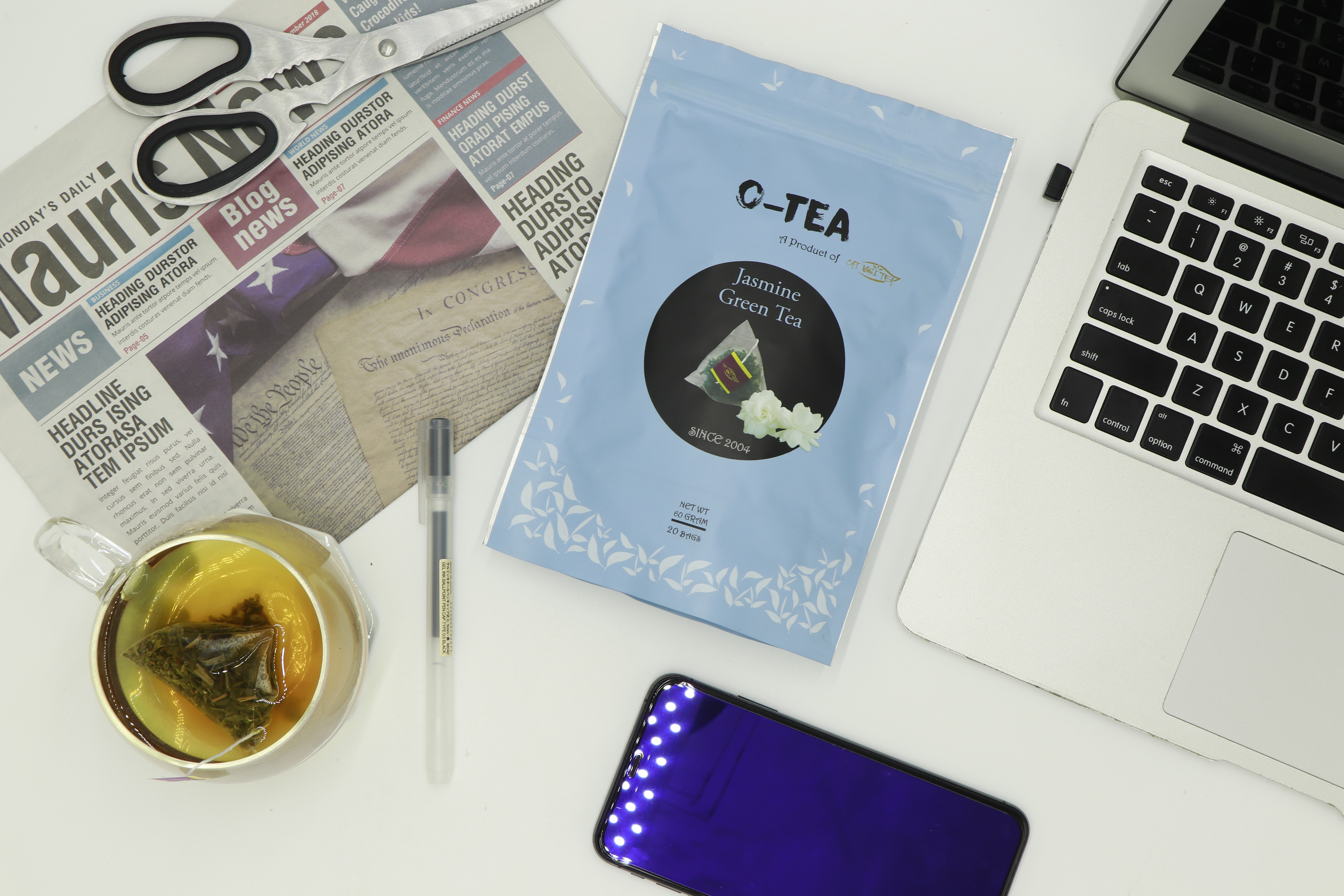 Trà Túi Lọc Otea - Trà Xanh Hương Lài Cat Nghi Tea