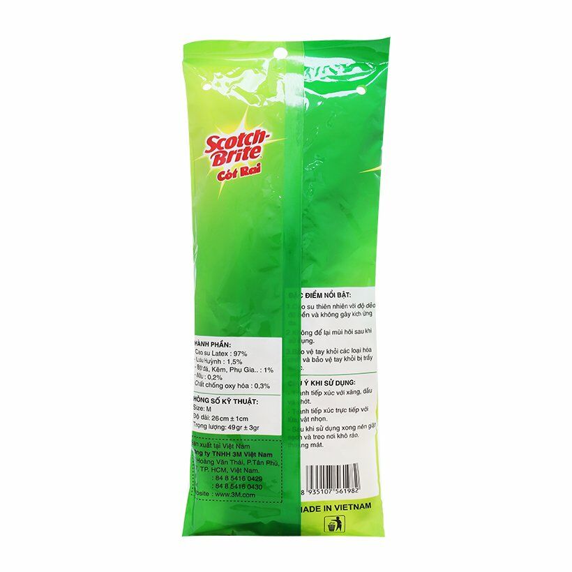 Găng tay dài Scotch Brite 3M cỡ M 26cm