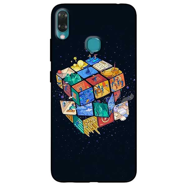 Ốp lưng dành cho Vsmart Joy 1+ mẫu Rubik Vũ Trụ