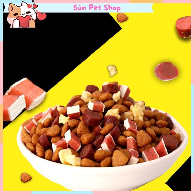 Hạt Captain cho chó - Hạt thức ăn cho cún cưng mix thịt bò, cá hồi và phomai