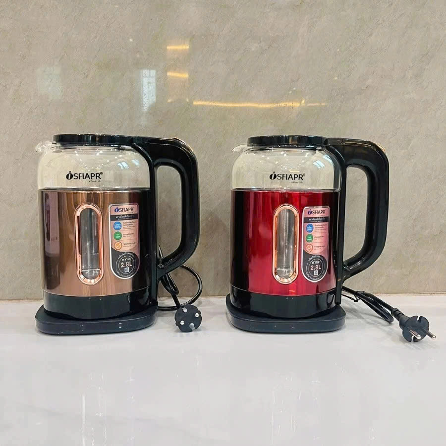 Ấm Đun Nước Siêu Tốc, Bình Nước Siêu Tốc Giữ Nhiệt SFIAPRT ST130 Thủy Tinh Dung Tích 2.8 lít - HÀNG CHÍNH HÃNG MINIIN