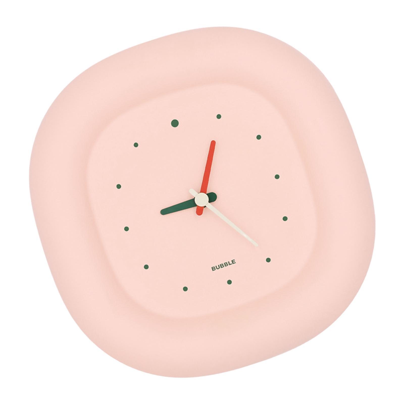 Wall Clock Battery Powered Desktop Clock for Home Study Room Bedroom Kitchen Ornament