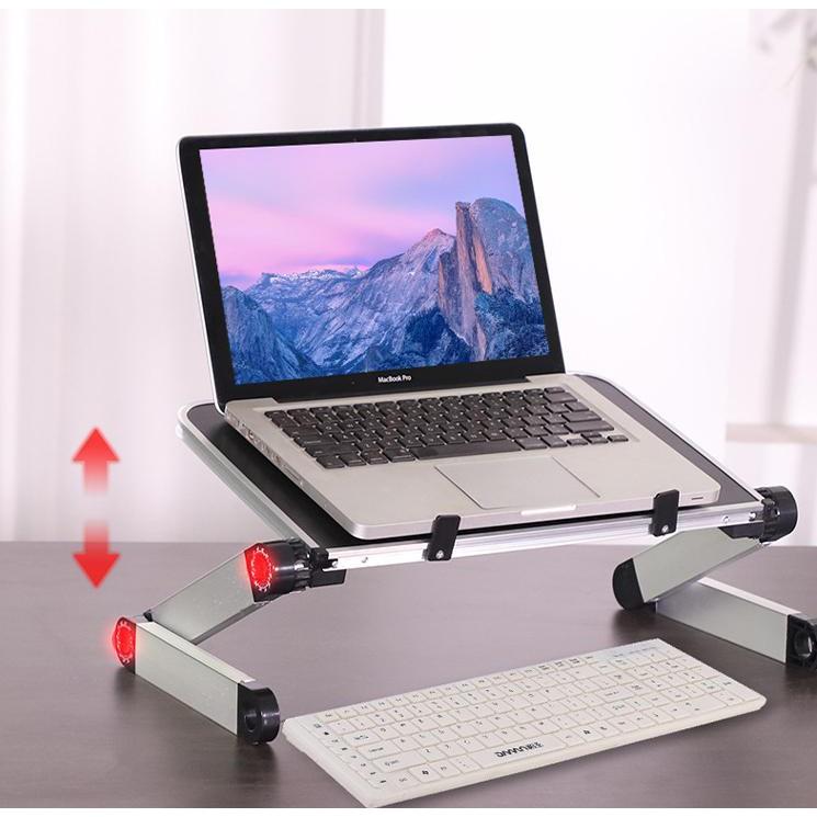 Kệ 360° điều chỉnh tư thế đọc sách, Laptop Aluminium ABS