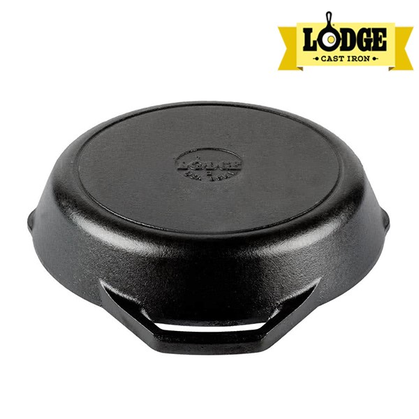 Chảo gang cỡ trung Lodge hai tay cầm 26cm - L8SKL. Dùng xào, nướng, chiên, áp chảo thực phẩm
