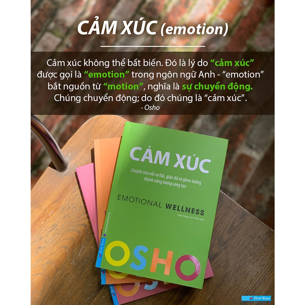 Sách OSHO Cảm Xúc - Emotional Wellness