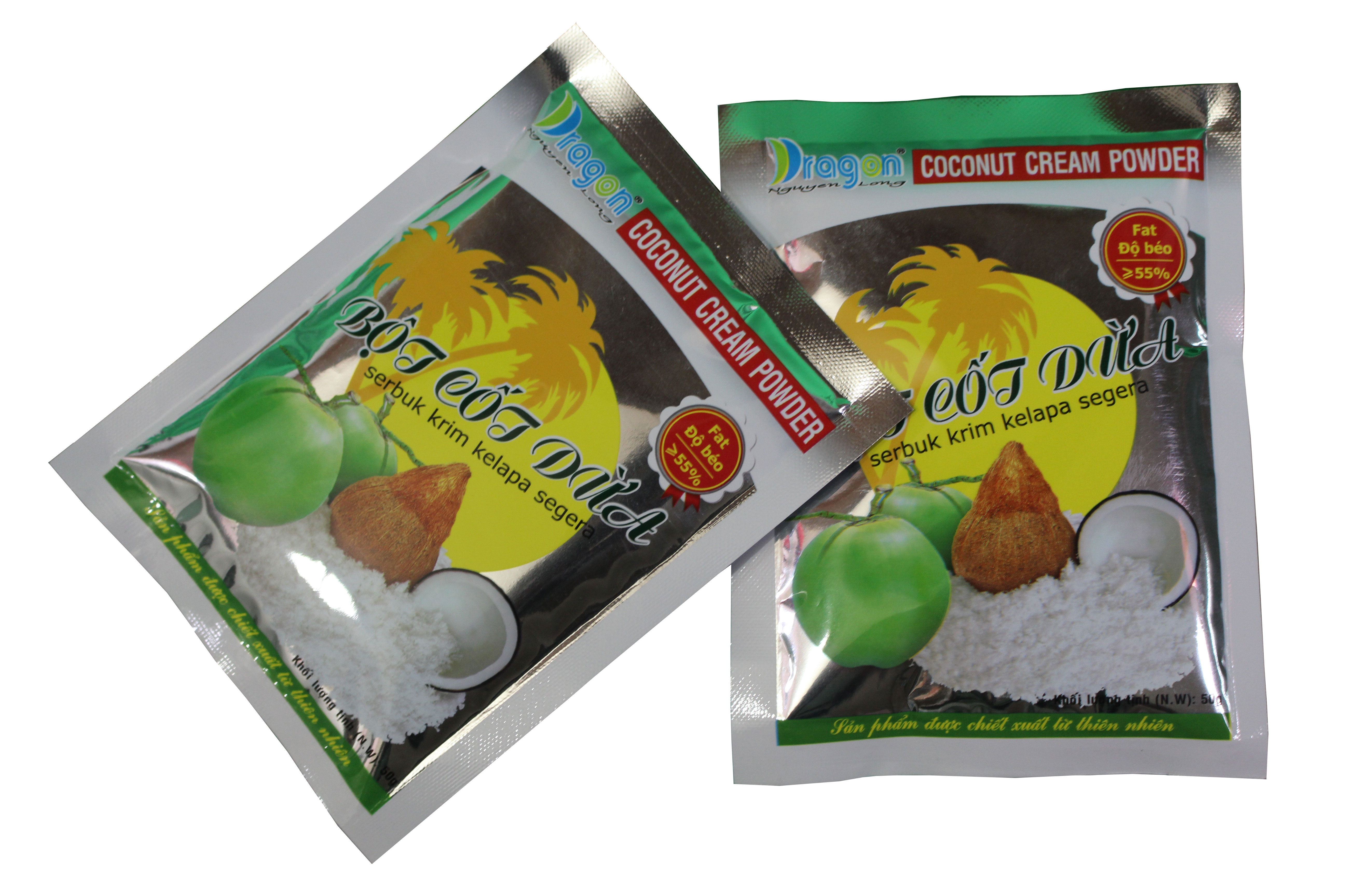 Combo 10 Bột Cốt Dừa Dragon (55% Béo) (10 gói x 50 gam)