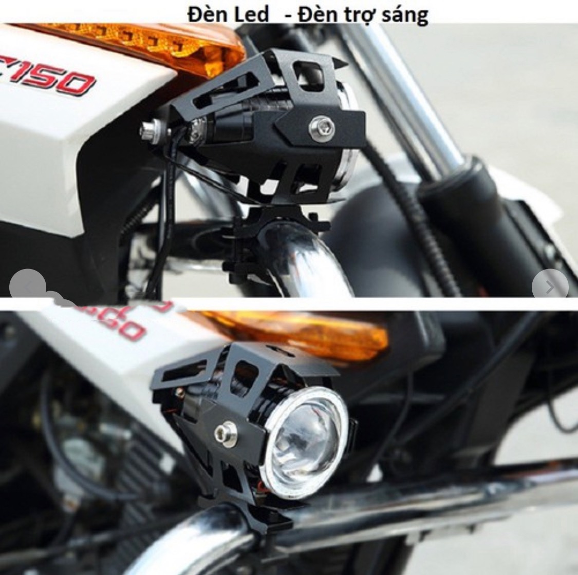 Đèn Trợ Sáng - Đèn Led U5 Cho Xe Máy, Xe Motor và Oto