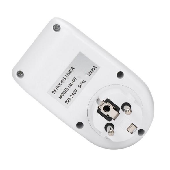 Ổ cắm hẹn giờ bật tắt tự động điện tử AL-06 công suất 10A-220V