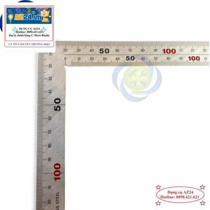 Thước góc vuông Buddy Y2-041 250mm x 500mm x 20mm x 2mm RẺ NHẤT THỊ TRƯỜNG