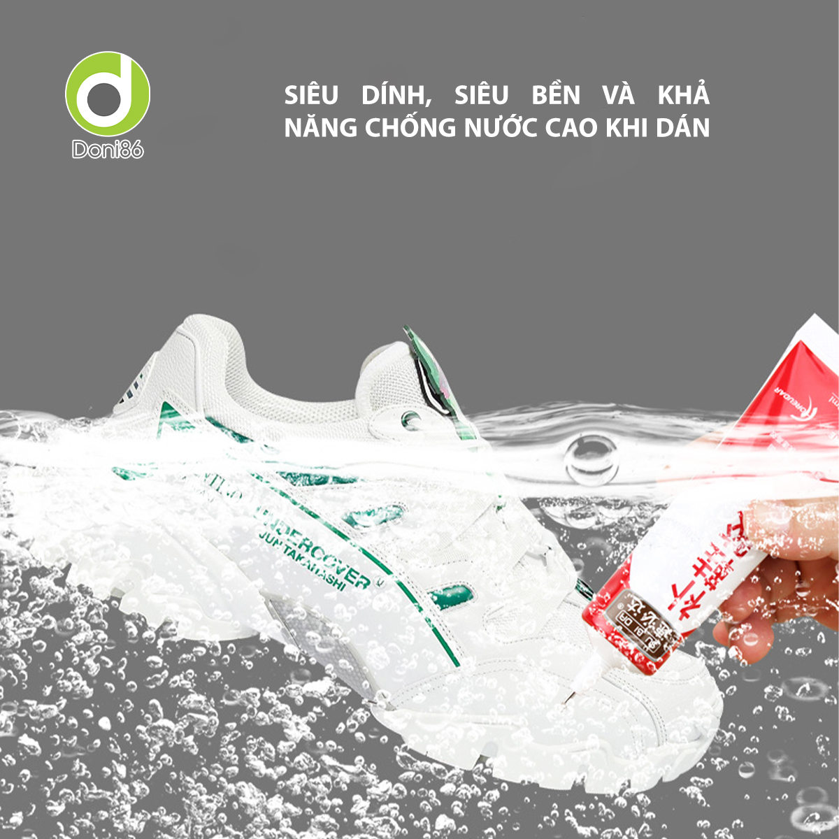 Keo dán giày mùi hương dễ chịu, an toàn cho da tay, sức khỏe, chất keo bền chặt - Doni - DOPK356