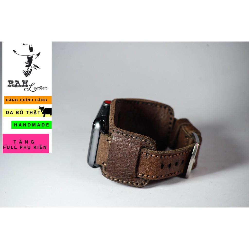 Dây đồng hồ da bò handmade - RAM 1951 + B2